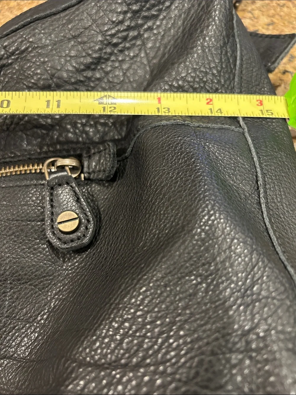 Liebeskind Black Leather Hobo with Brass Hardware Whimsigoth, dark fairy,Grunge